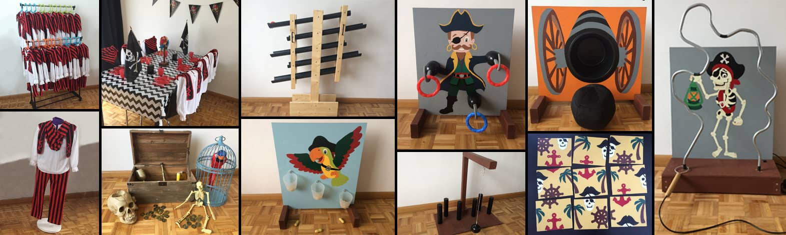 Piraten spellen huren bij Hoera Feestje